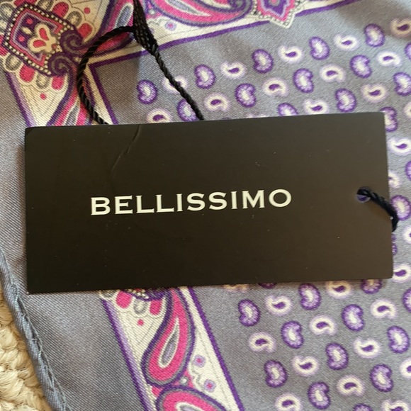 New Bellissimo 100% silk men’s pocket square - Picture 3 of 7